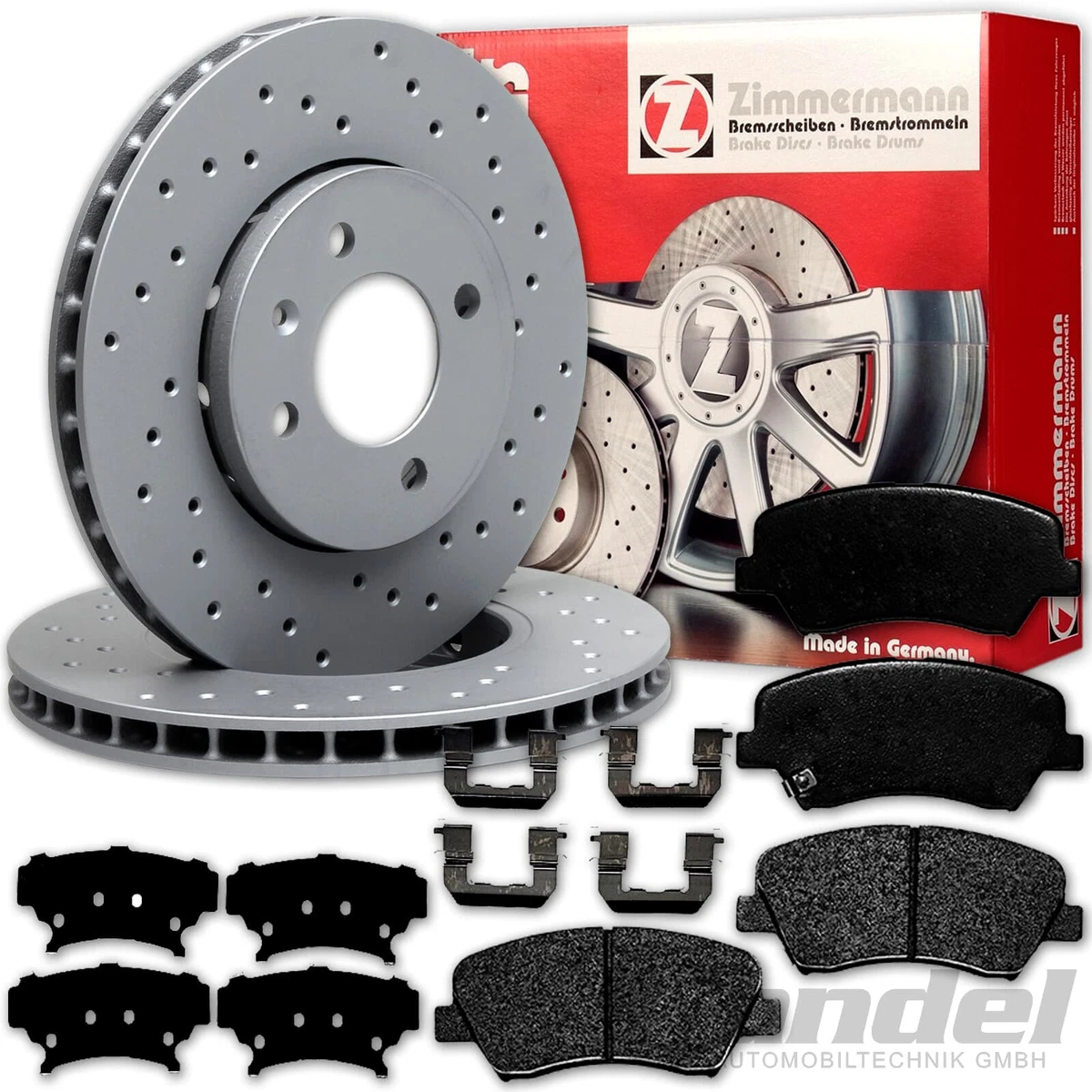 Гальмівні диски та колодки Zimmermann для Renault Clio IV Grandtour