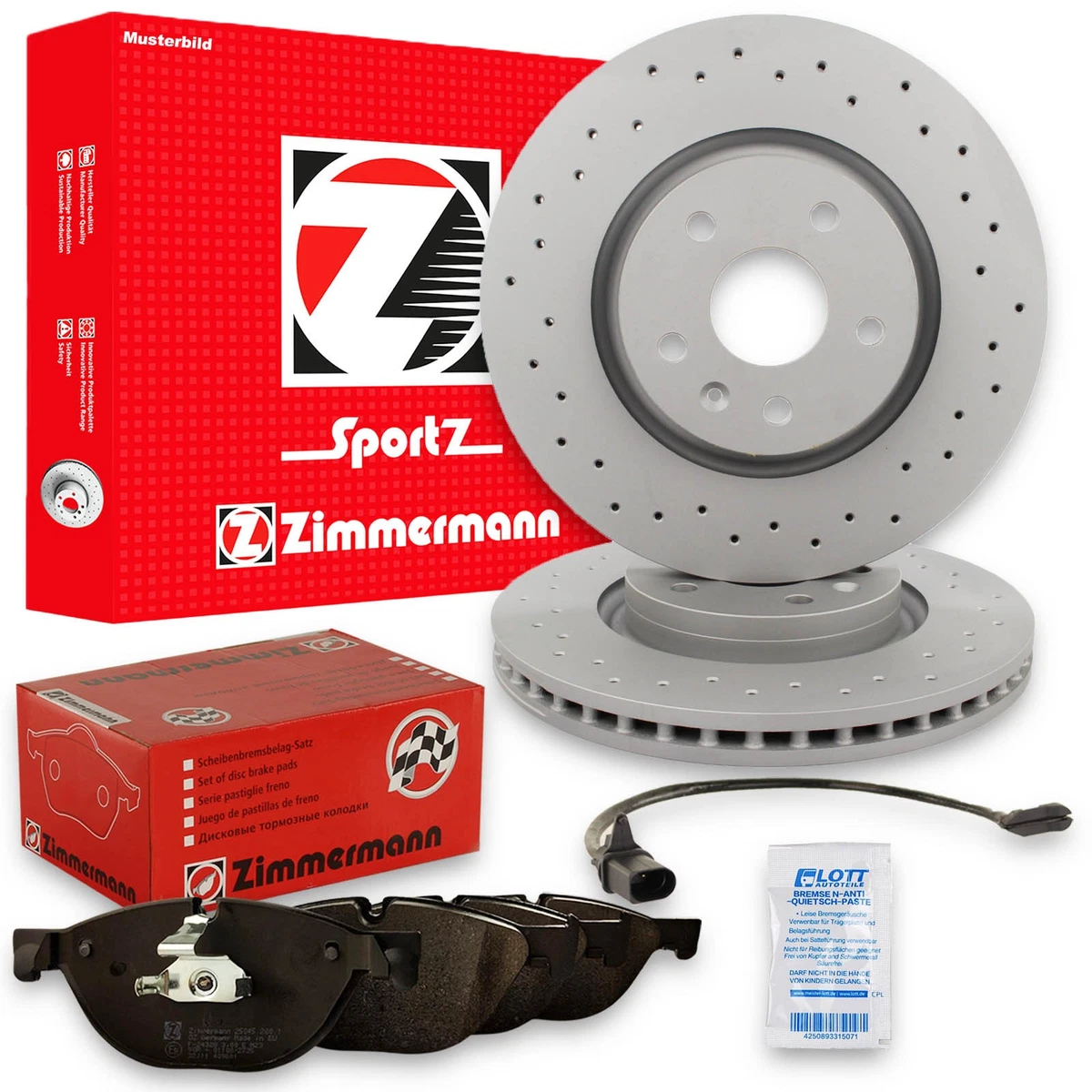 Zimmermann гальмівні диски та колодки для ALFA ROMEO 166: Надійність і безпека