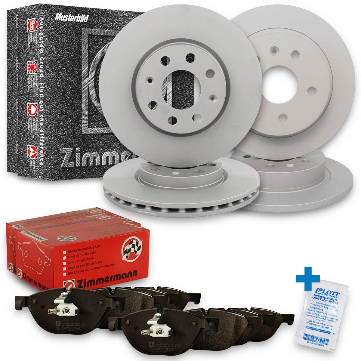 Гальмівні колодки та диски Zimmermann для JEEP GRAND CHEROKEE II (WJ, WG)