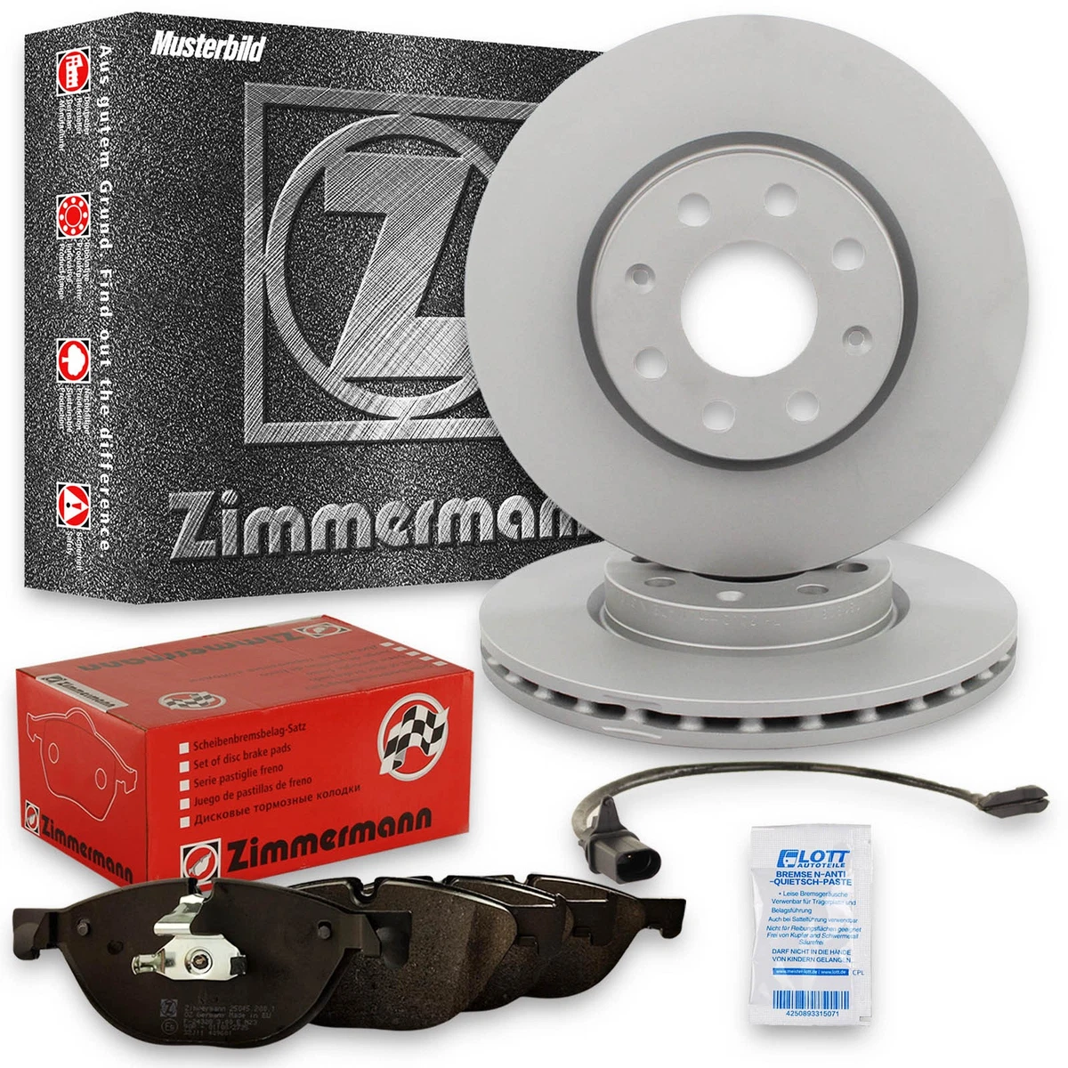 Гальмівні колодки та диски Zimmermann для JEEP GRAND CHEROKEE II (WJ, WG)