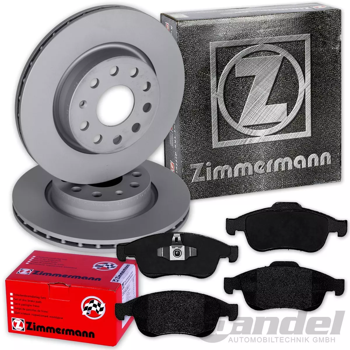 Гальмівні колодки та диски Zimmermann для Mercedes C-Class (S204)