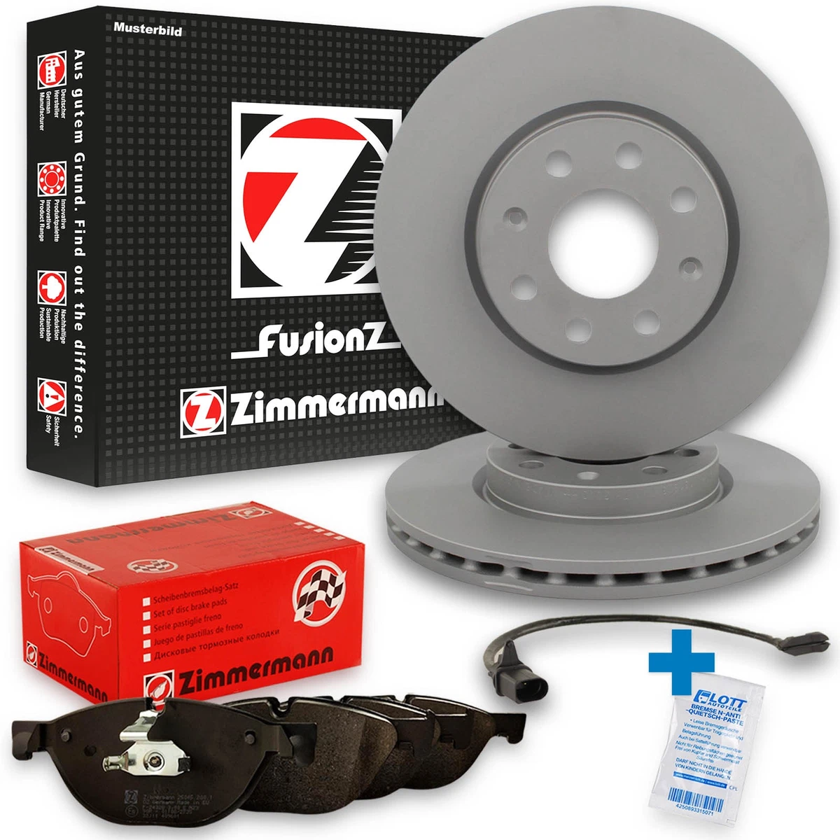 Гальмівні колодки та диски Zimmermann для SSANGYONG ACTYON I 200 Xdi 4WD